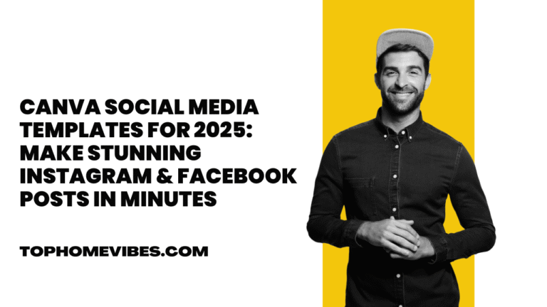 Canva Social Media Templates for 2025 Make Stunning Instagram & Facebook Posts in Minutes